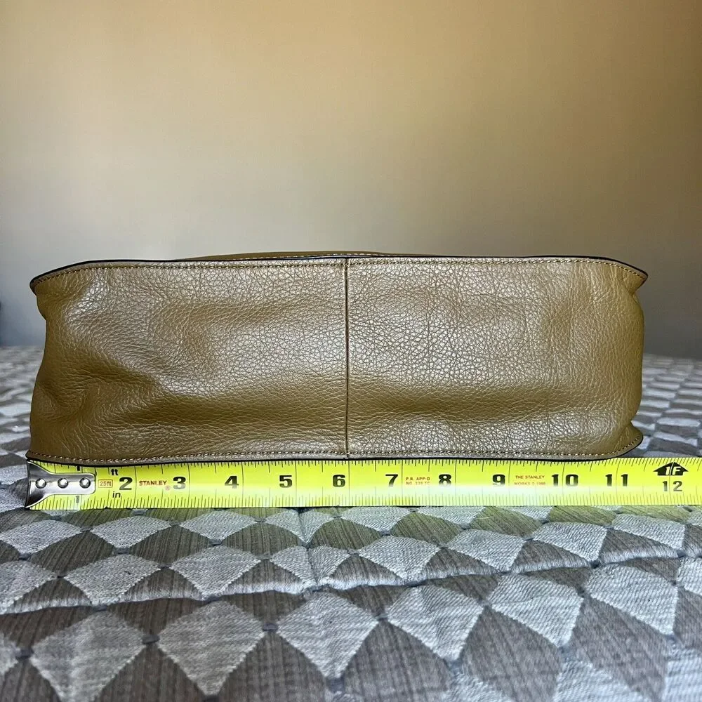 Rebecca Minkoff Megan Seaweed Color Leather Crossbody Shoulder Feedbag Style Bag